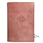 MAGNIFICAT LEATHER COVER (BY FATHER PASCHAL MARY OF MFVA) - PINK