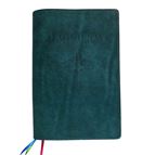 MAGNIFICAT LEATHER COVER (BY FATHER PASCHAL MARY OF MFVA) - TURQUOISE