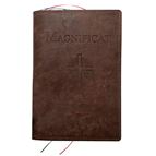 MAGNIFICAT LEATHER COVER (BY FATHER PASCHAL MARY OF MFVA) - MOCHA