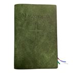MAGNIFICAT LEATHER COVER (BY FATHER PASCHAL MARY OF MFVA) - GREEN