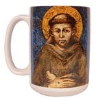 ST FRANCIS "PREACH THE GOSPEL" MUG - 15 OZ