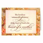 ST. THERESE OF LISIEUX MOTHERHOOD QUOTE - GREETING CARD