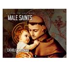 A YEAR OF ART WITH MALE SAINTS - CATHOLIC CALENDAR 2024