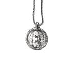 STERLING SILVER - HOLY FACE / SHROUD OF TURIN MEDAL (5/8")