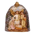 NATIVITY ROCK PLAQUE - 8 1/4"