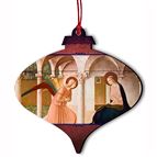 ANNUNCIATION WOOD ORNAMENT