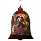 OUR LADY UNDOER OF KNOTS WOOD ORNAMENT