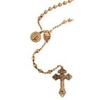 BEADED CHAIN PARDON ROSARY (COPPER PLATED)