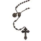 BEADED CHAIN PARDON ROSARY (GUNMETAL)
