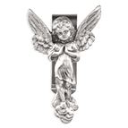 GUARDIAN ANGEL PEWTER VISOR CLIP