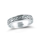 CROWN OF THORNS STERLING SILVER RING