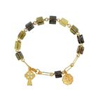 CONNEMARA MARBLE ROSARY BRACELET