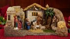 REAL LIFE NATIVITY - DELUXE LIGHTED PANORAMA (14” x 6½” x 7½”)