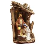 THE LIGHTED HOLY FAMILY CHRISTMAS DISPLAY - 11"