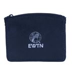 EWTN/MONSTRANCE - SHEEPSKIN ROSARY POUCH - BLACK