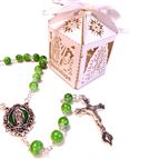 OUR LADY OF GUADALUPE ROSARY IN FANCY BOX