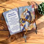 IMMACULATE CONCEPTION - PATRIOTIC ROSARY AND POUCH