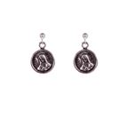 OUR LADY OF GUADALUPE - STERLING SILVER EARRINGS