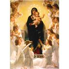QUEEN OF THE ANGELS CHRISTMAS CARDS (SET OF 18)