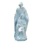 HOLY FAMILY OUTDOOR STATUE - 24" GRAY