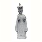 INFANT OF PRAGUE OUTDOOR STATUE - 24" GRAY