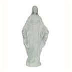 OUR LADY OF GRACE OUTDOOR STATUE - 32" GRAY