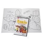 TOMKIN DVD & COLORING BOOK SET