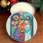 ADORE KINGS (POMEGRANATE PLUM) - BIBLICAL OIL CANDLE TIN