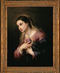 SORROWFUL AND IMMACULATE HEART OF MARY FRAMED CANVAS