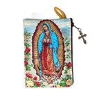 OUR LADY OF GUADALUPE - TAPESTRY ROSARY POUCH