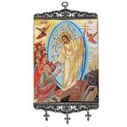 RESURRECTION ICON TAPESTRY BANNER