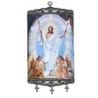RESURRECTION TAPESTRY BANNER - 7 3/4" X 11"