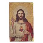 SACRED HEART OF JESUS & IMMACULATE HEART OF MARY POCKET-SIZE TAPESTRY NOTEBOOK