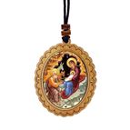 NATIVITY ICON AUTO PENDANT
