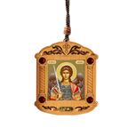 ARCHANGEL MICHAEL - MINI WOODEN ICON WITH INCENSE