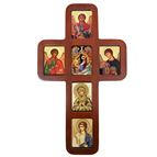 NATIVITY OF CHRIST ICON WALL CROSS - 14"