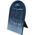 PERSONALIZED ARCHED PLAQUE - MARRIAGE (1 CORINTHIANS 13:4-8)