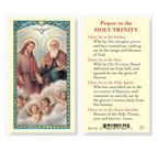 LAMINATED HOLY CARD - PRAYER TO THE HOLY TRINITY