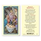 LAMINATED HOLY CARD PRAYER TO OBTAIN FAVORS
