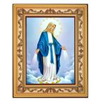 OUR LADY OF GRACE FRAMED PRINT WITH EASEL BACK - 6 1/4" X 7 3/4"