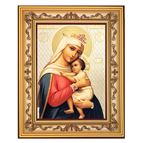 VIRGIN OF HOPE FRAMED PRINT WITH EASEL BACK - 6 1/4" X 7 3/4"