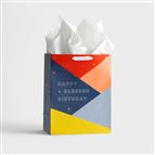 HAPPY + BLESSED BIRTHDAY - GIFT BAG (WITH TISSUE PAPER)
