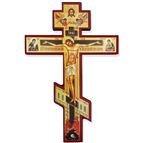 THREE BARRED ICON CRUCIFIX